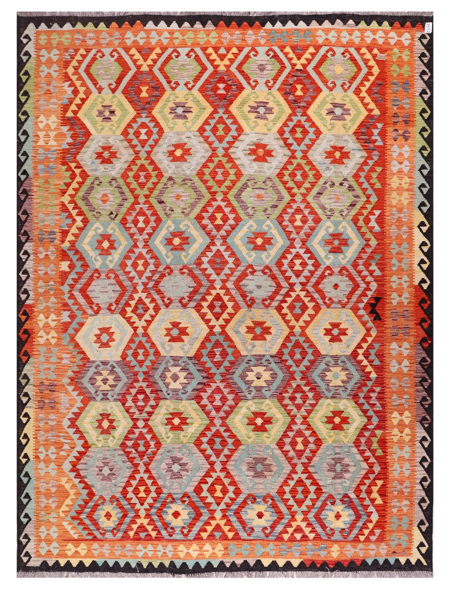 Maimana Afghanistan Kilim Rug - 342 x259 cm
