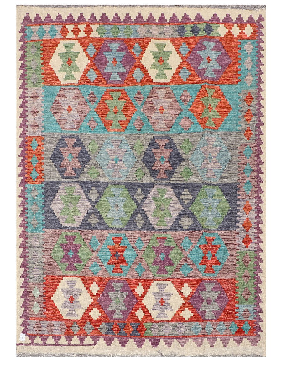 Maimana Afghanistan Kilim Rug - 231 x168 cm