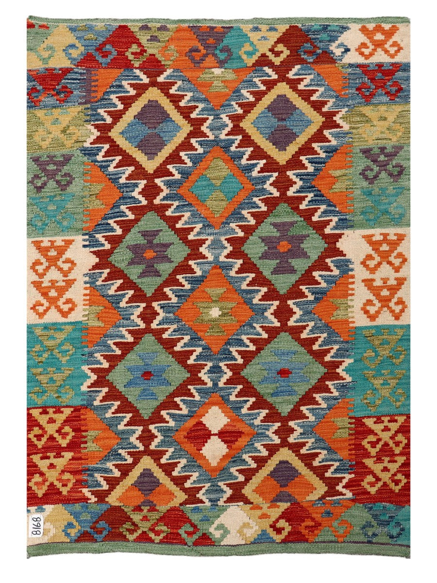 Maimana Afghanistan Kilim Rug - 152 x106 cm