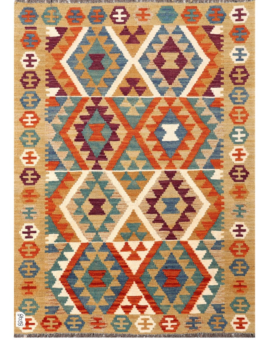 Maimana Afghanistan Kilim Rug - 142 x101 cm