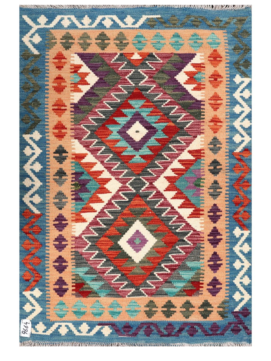 Maimana Afghanistan Kilim Rug - 125 x 85 cm