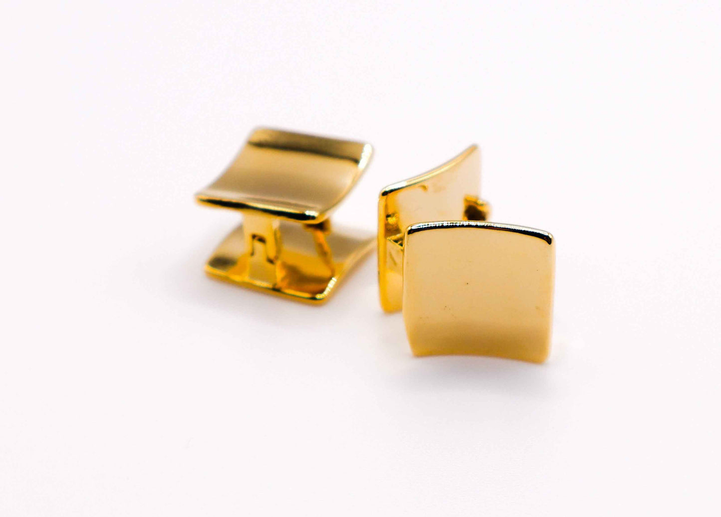 Golden Chic Dots Earrings – Minimalist Gold Studs