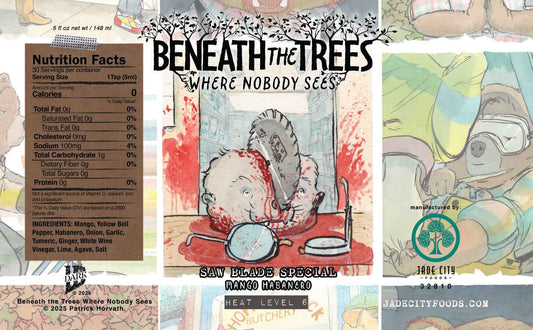 Beneath The Trees Where Nobody Sees Hot Sauce 5-Pack