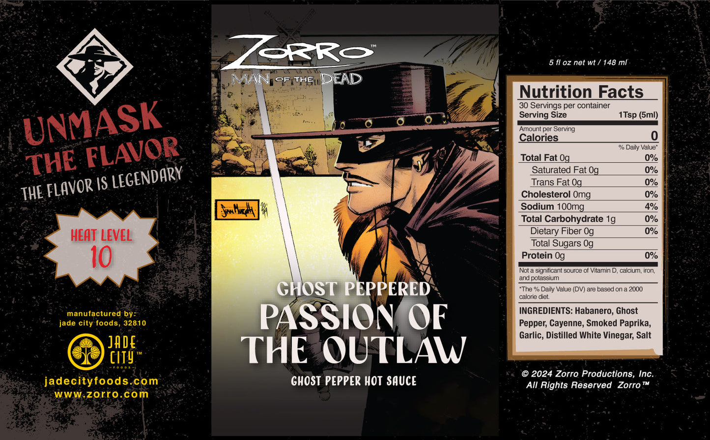 Passion of the Outlaw : Ghost Pepper Hot Sauce