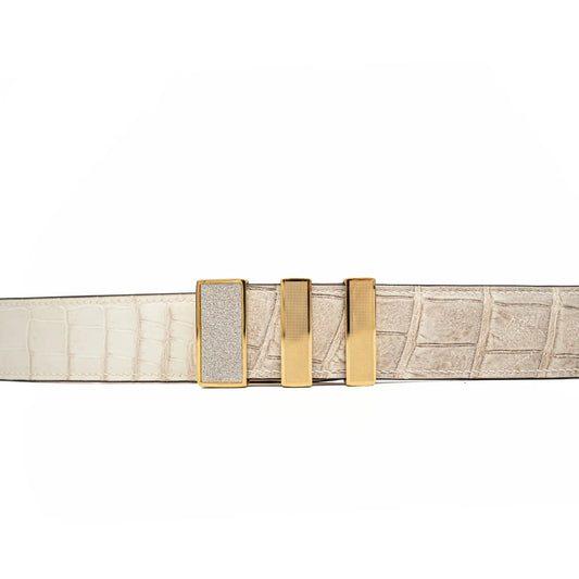 Handcrafted Alligator Leather Belts DVG37