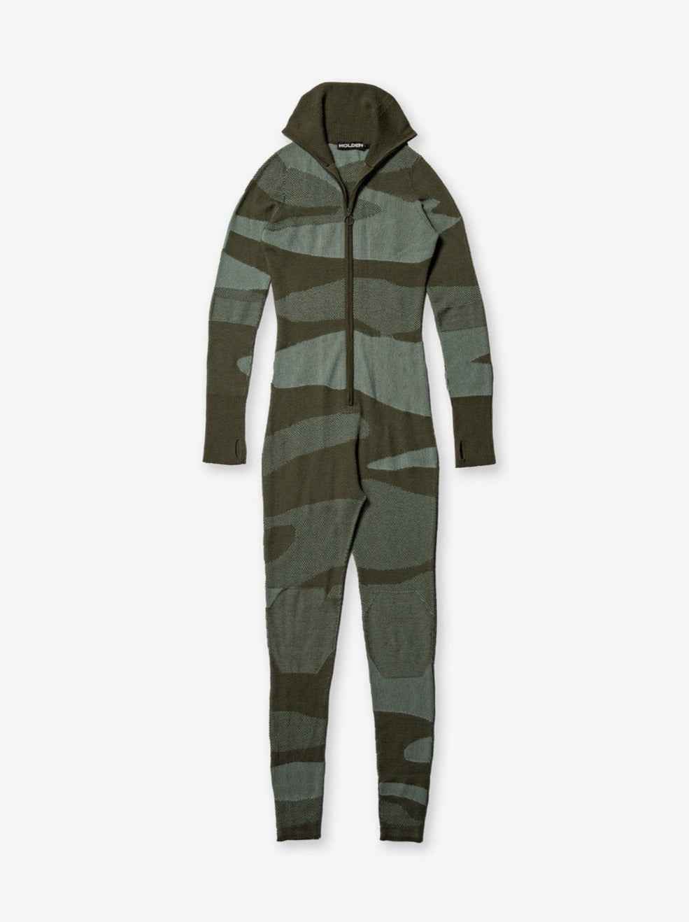 Merino Airwarm Bodysuit- Stone Green