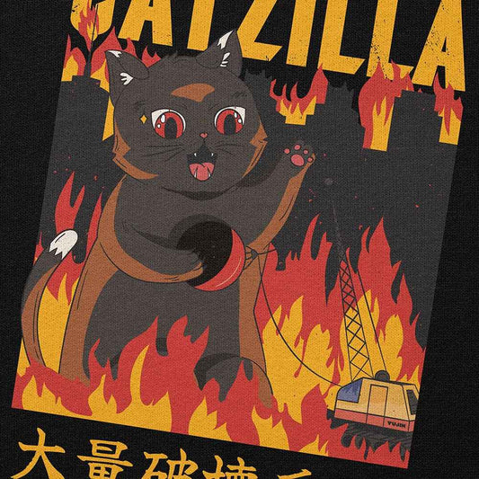 Catzilla City Cat Hoodie
