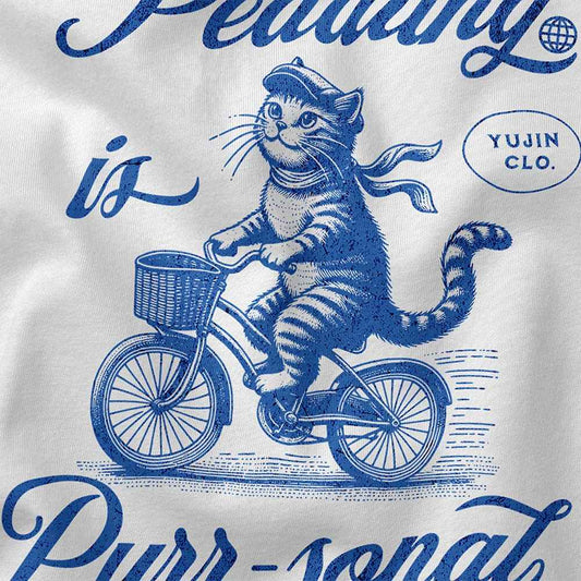 Pedaling Cat T-Shirt