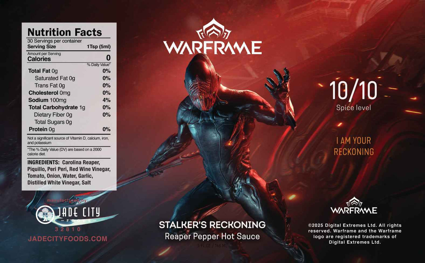 Warframe Hot Sauce 5-Pack