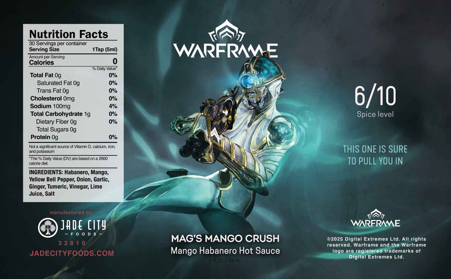 Warframe Hot Sauce 5-Pack