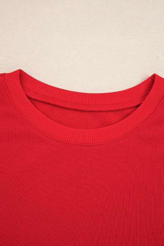 Varsity Stripe Pullover and Mini Skirt Set