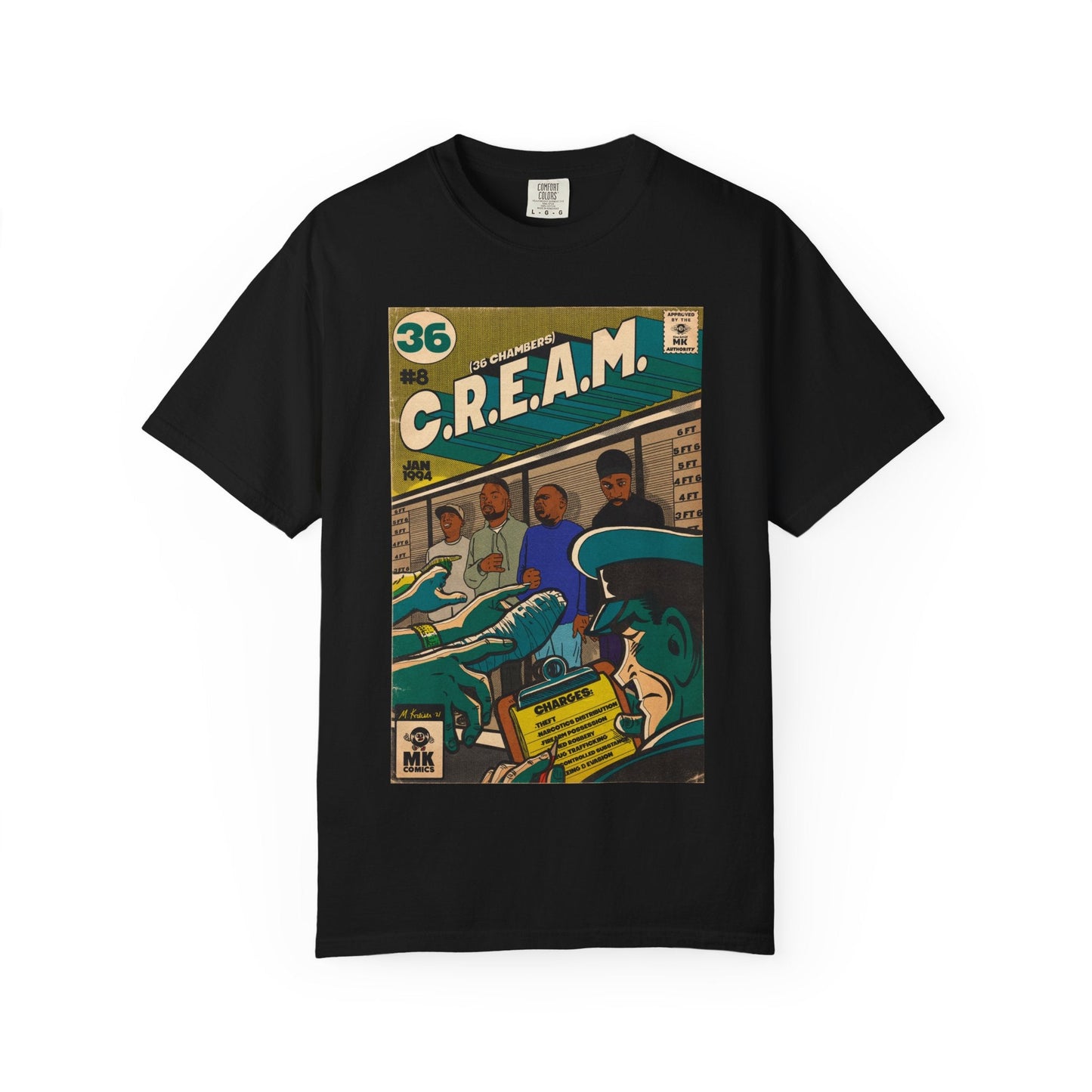 C.R.E.A.M - Unisex Comfort Colors T-shirt