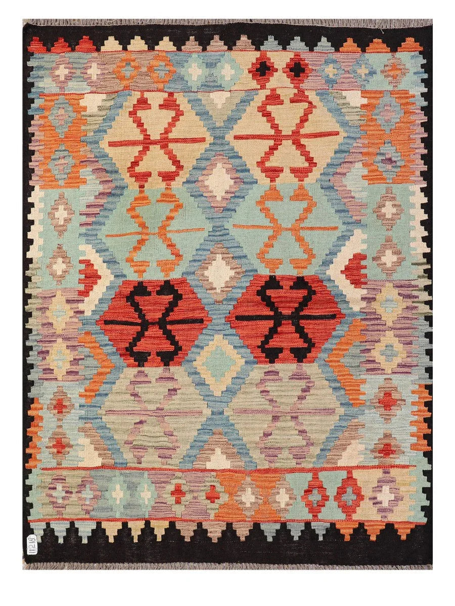 Maimana Afghanistan Kilim Rug - 164 x121 cm