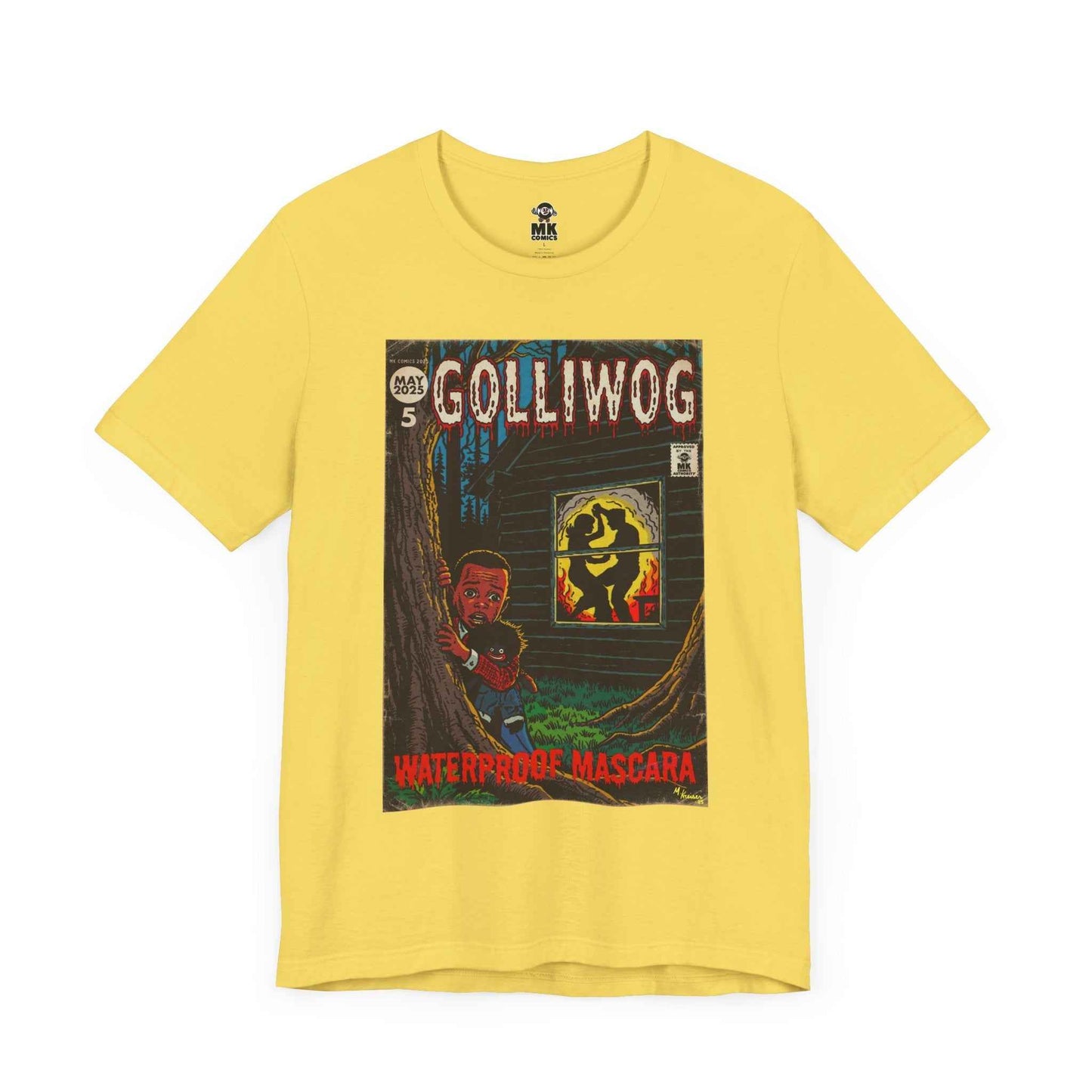 Waterproof Mascara - Golliwog - Unisex Jersey Short Sleeve Tee