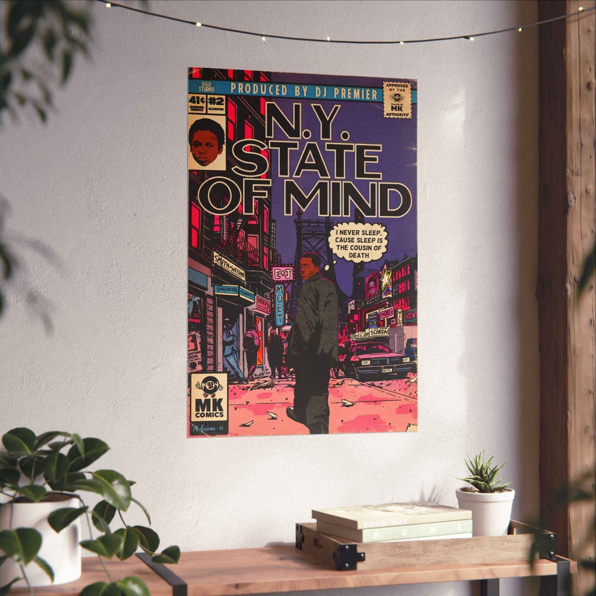 NY State Of Mind - Vertical Matte Poster