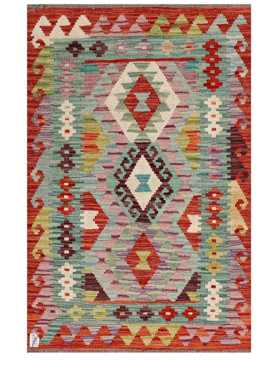 Maimana Afghanistan Kilim Rug - 125 x 83 cm