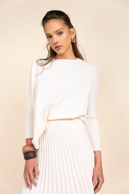 Montia Top in Coconut