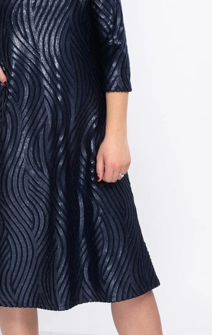 Waves A Line Dress