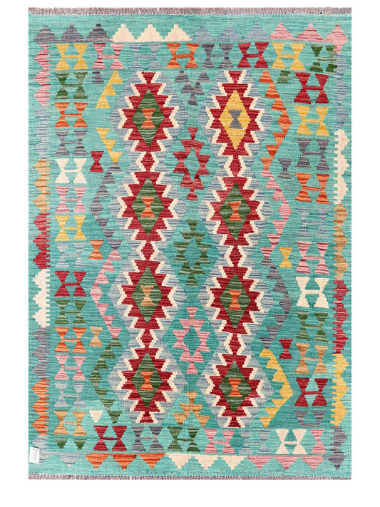 Maimana Afghanistan Kilim Rug - 182 x128 cm