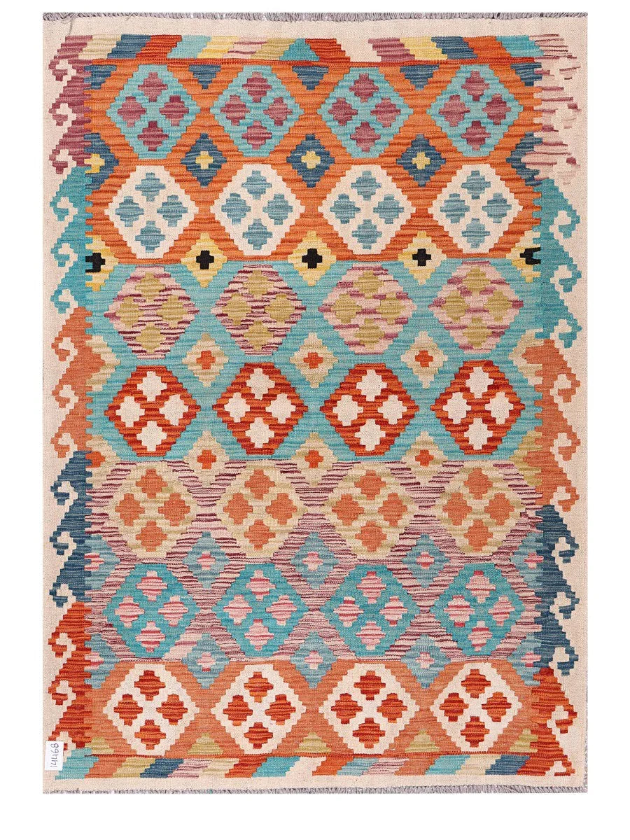 Maimana Afghanistan Kilim Rug - 178 x127 cm