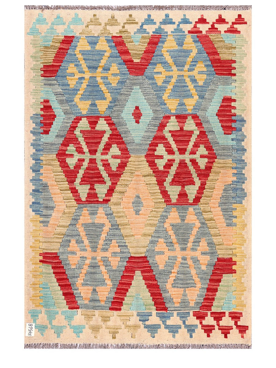 Maimana Afghanistan Kilim Rug - 149 x102 cm