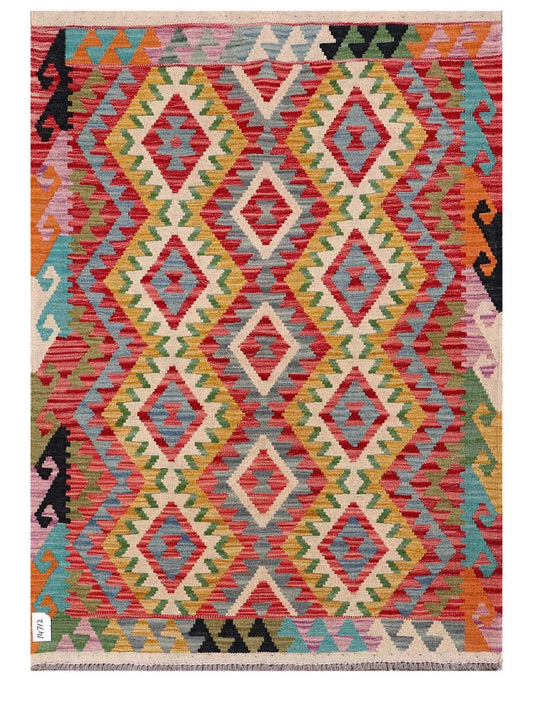 Maimana Afghanistan Kilim Rug - 153 x113 cm