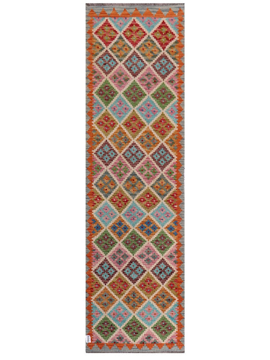 Maimana Afghanistan Kilim Runner - 295 x 85 cm