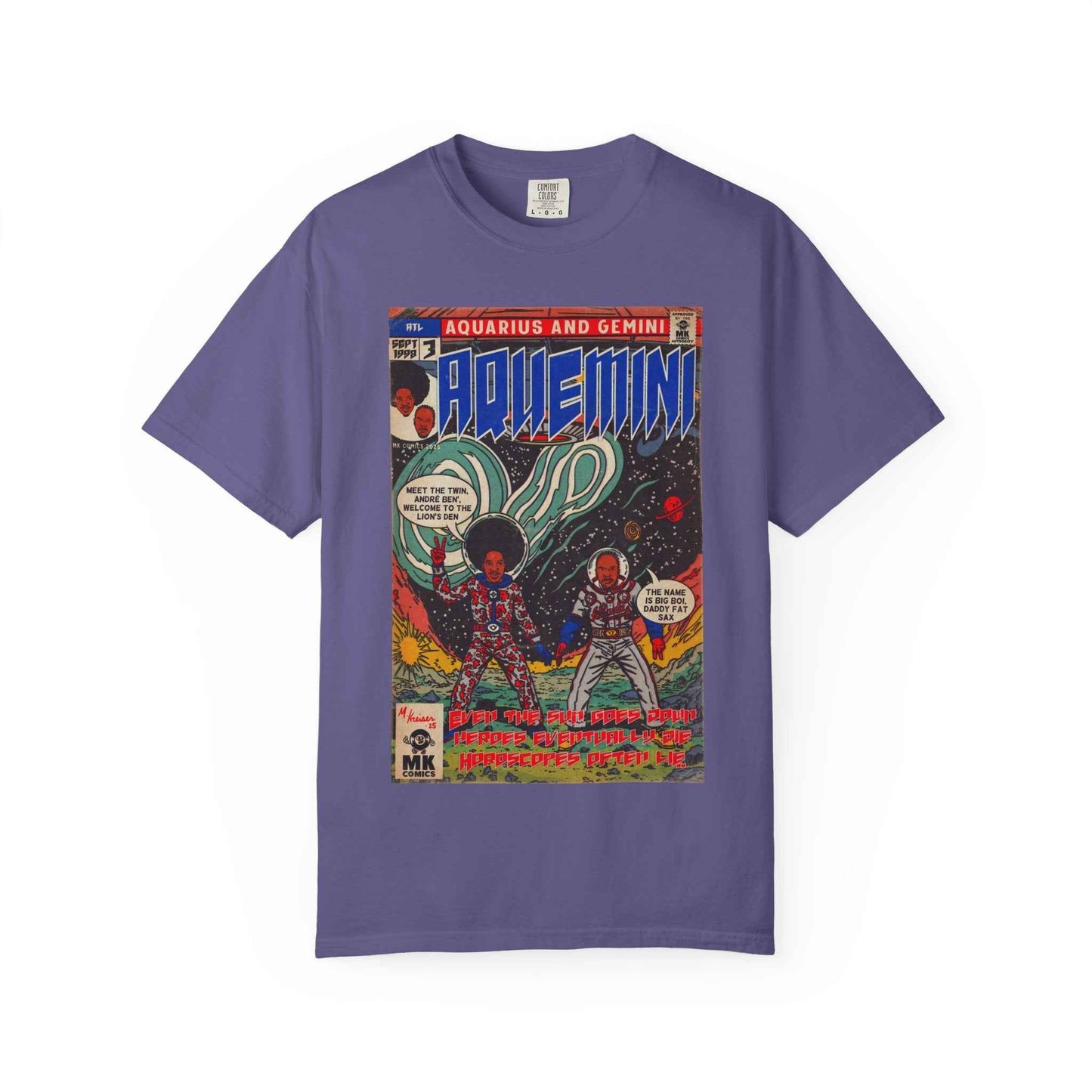 Aquemini - Comic Book Art - Unisex Comfort Colors T-shirt