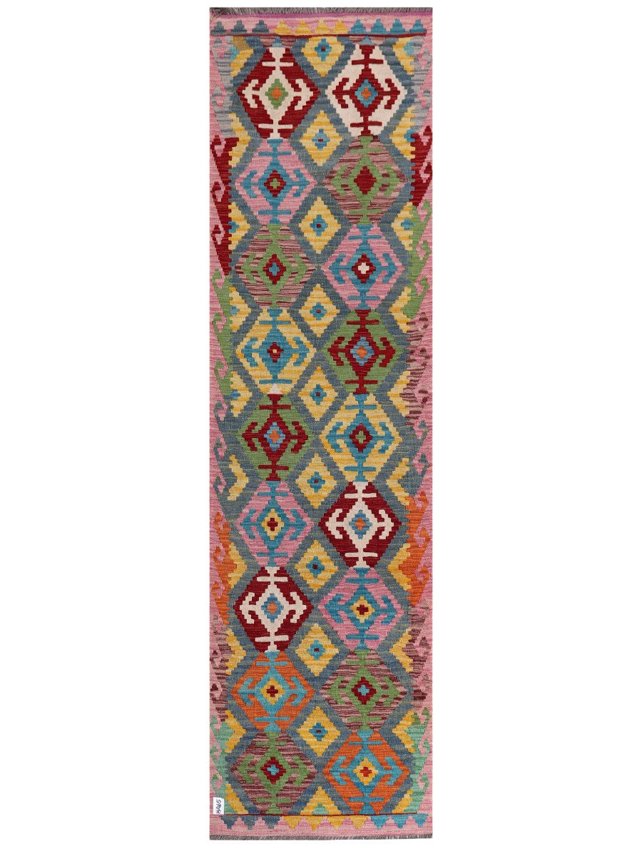 Maimana Afghanistan Kilim Runner - 297 x 81 cm