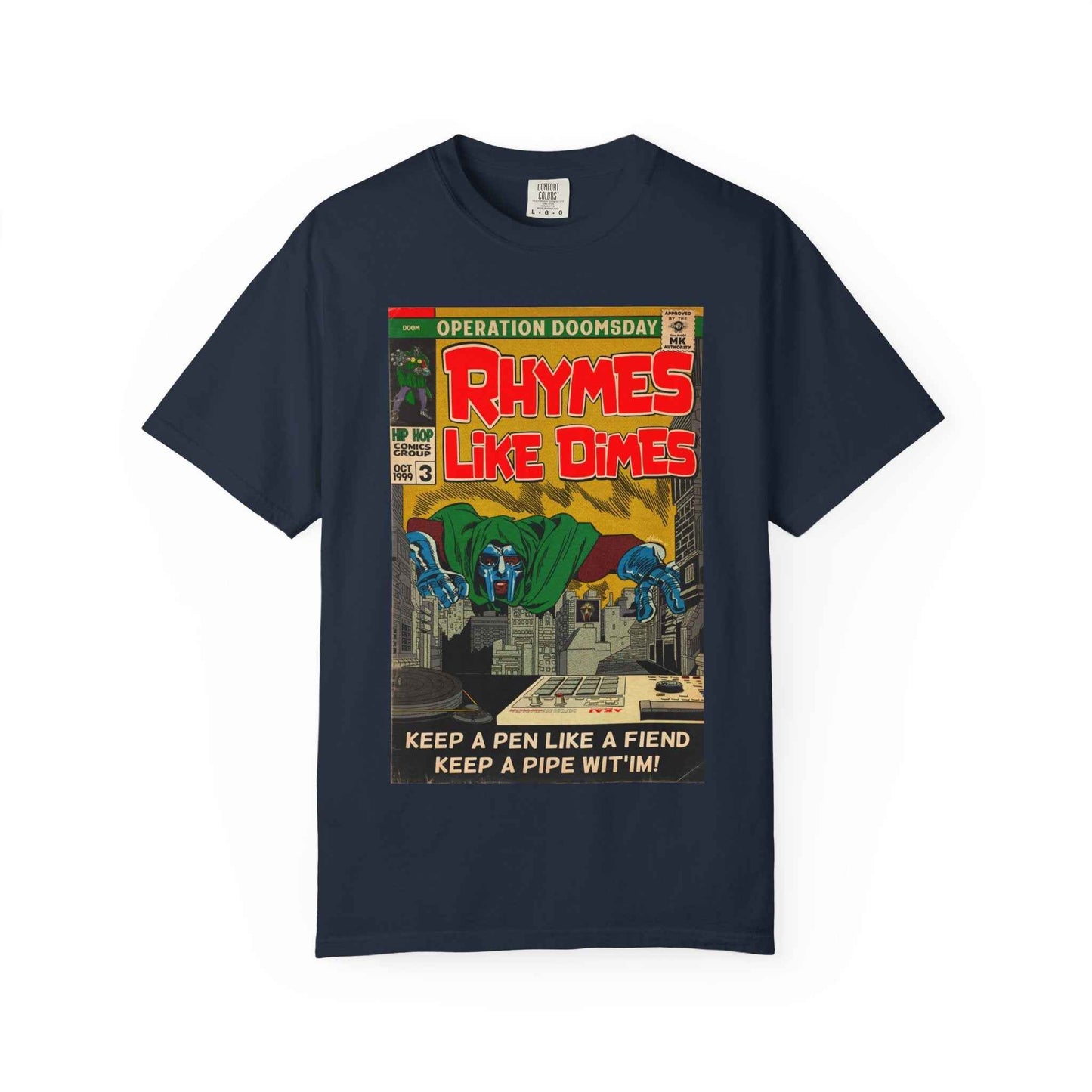Rhymes Like Dimes - Unisex Comfort Colors T-shirt