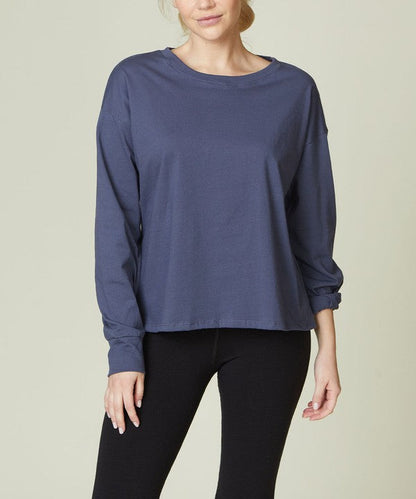 Fabina Cotton Oversized Long Sleeve T-Shirt