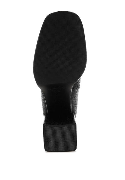 Poulin Faux Leather Chelsea Boots