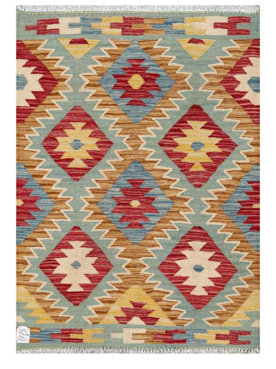 Maimana Afghanistan Kilim Rug - 114 x 80 cm