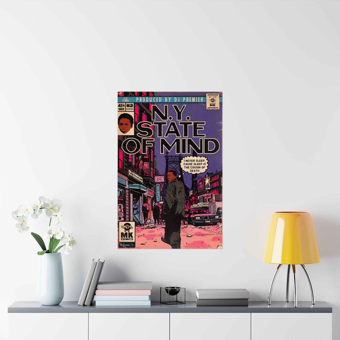 NY State Of Mind - Vertical Matte Poster