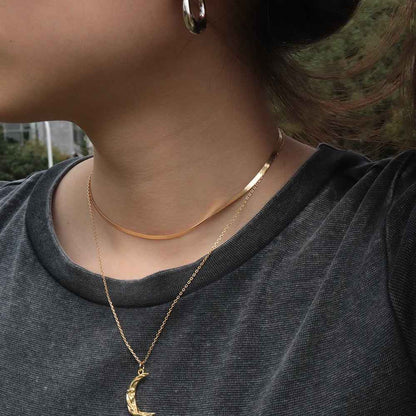 18K GOLD PLATED CHAIN NECKLACE