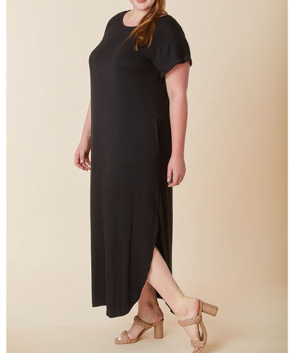 Fabina Bamboo Maxi Dress Curvy Size