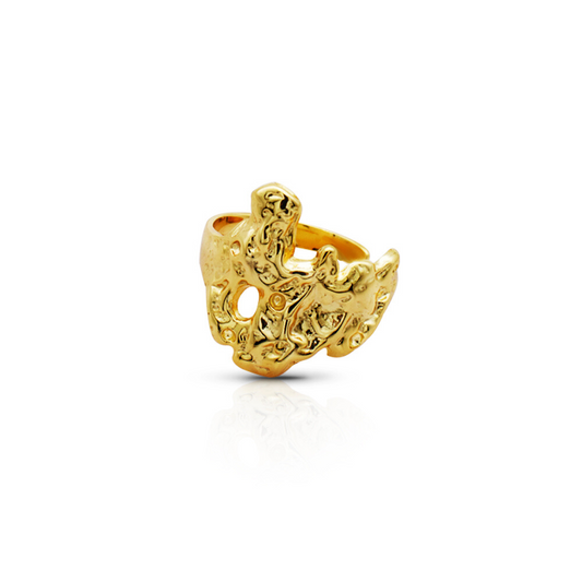 CHARM AVENELLE GOLD RING - Lolomo!