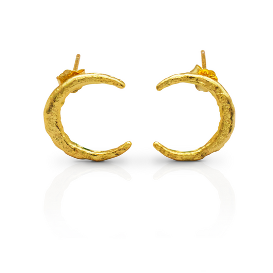 BOUCLES D'OREILLES À CHARME LUNE