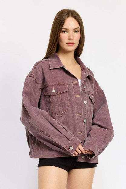 Emory Park Oversized Denim Shacket