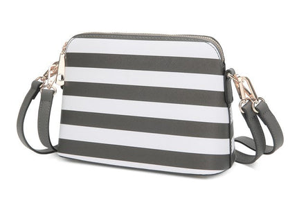 MKF Kimmy Striped Crossbody bag by Mia K