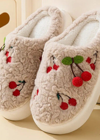 Cherry Slippers