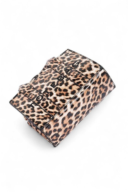 Leopard Printed Small Tote Bag