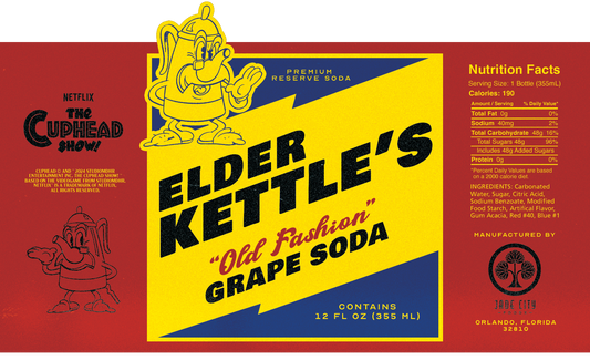 Elder Kettle's Grape Soda