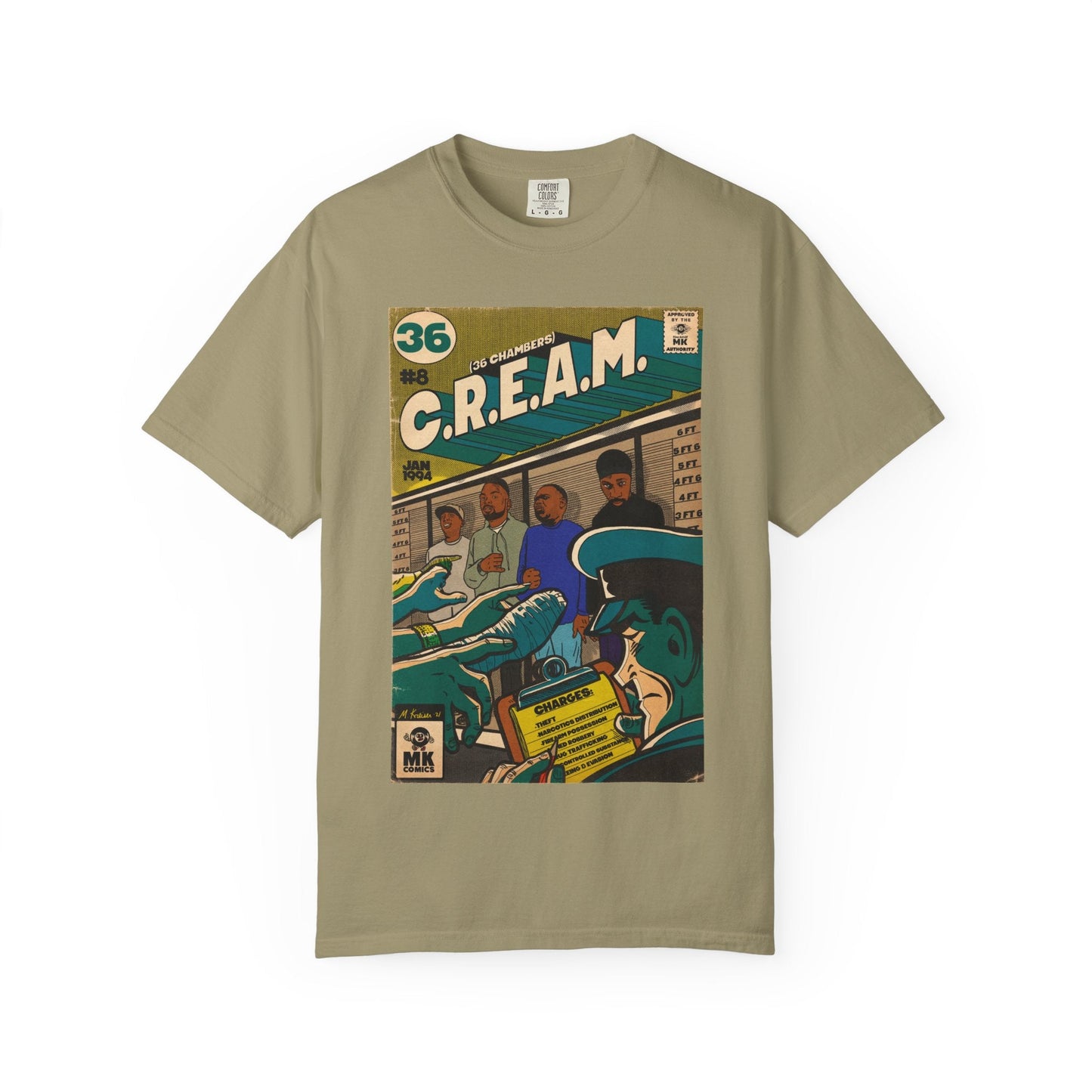 C.R.E.A.M - Unisex Comfort Colors T-shirt