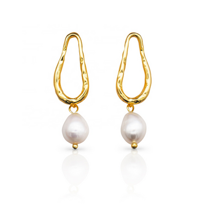 AVELINE PEARL EARRINGS - Lolomo!