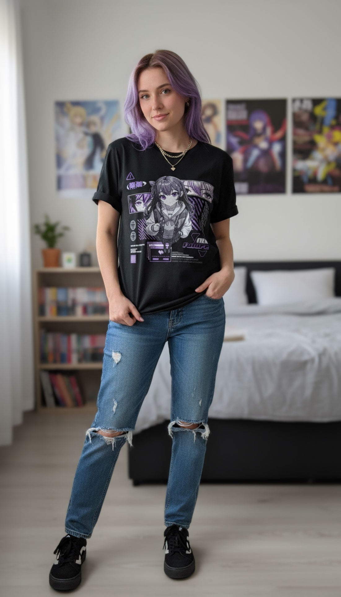 T-shirt Anime New Love