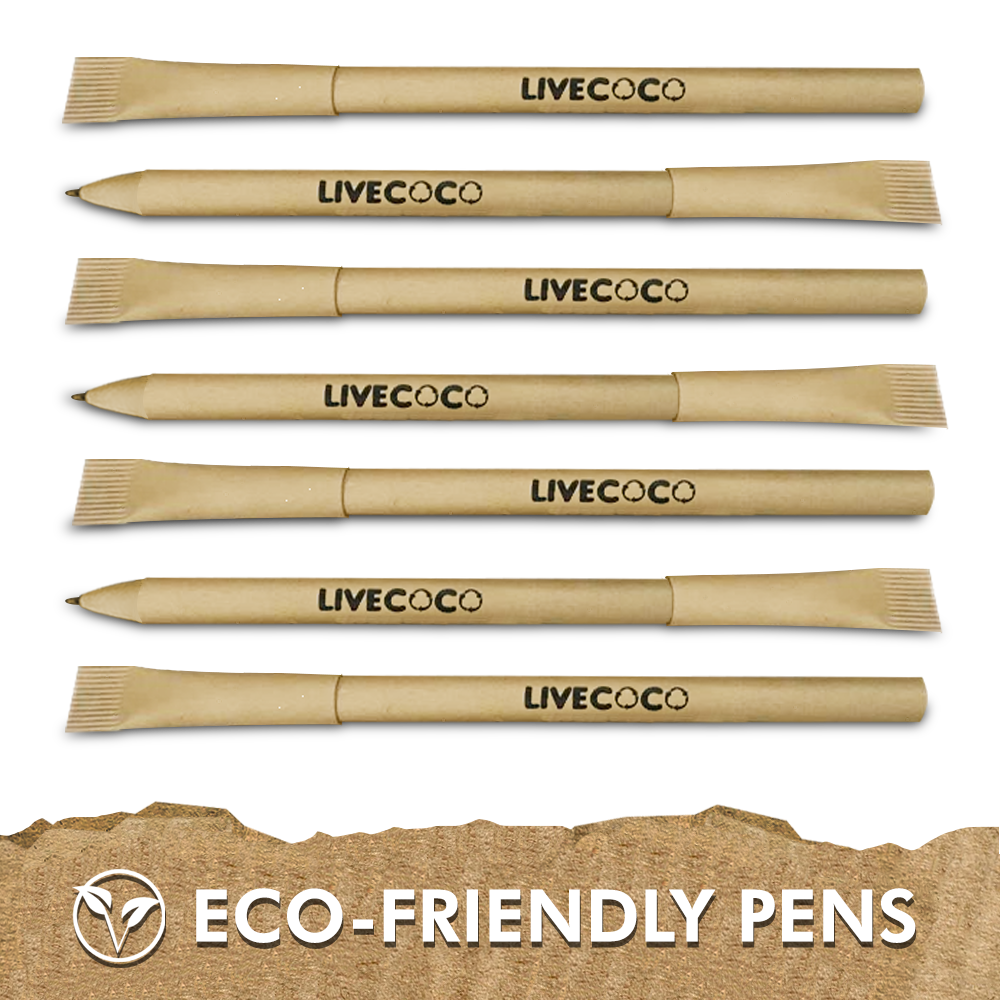 Paper Ballpoint Pens - 24 Pack - Lolomo!