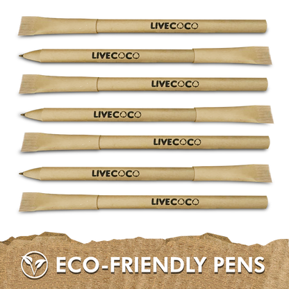 Paper Ballpoint Pens - 24 Pack - Lolomo!