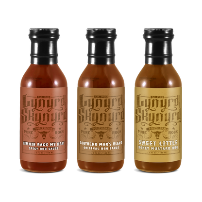 Lynyrd Skynyrd BBQ Sauce 3-Pack