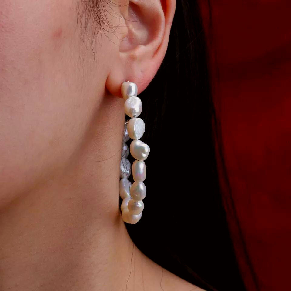 DIANNE CLEMENT PEARL EARRINGS - Lolomo!